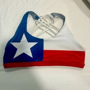 Born Primitive Texas Lone Star Flag Sports Bra